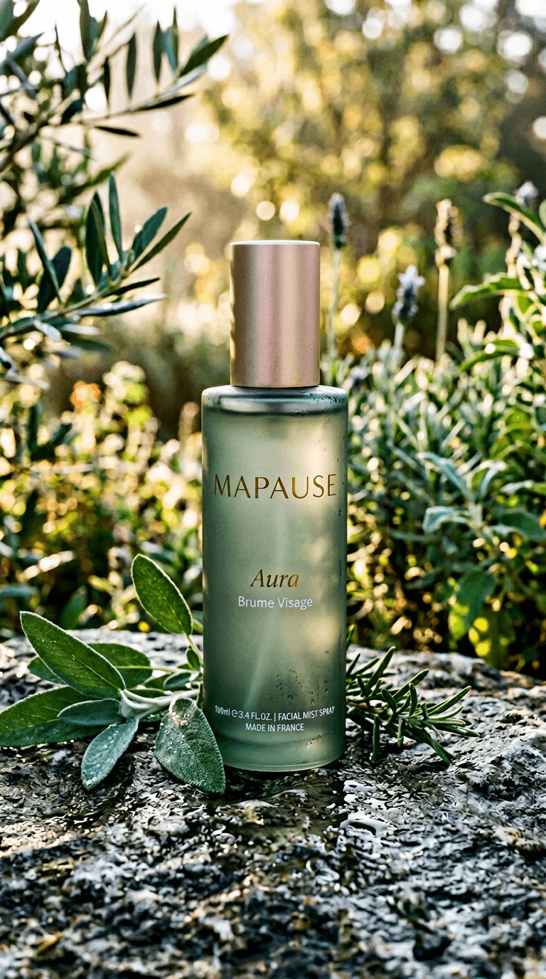 Mapause - brume anti bouffees de chaleur dans un jardin